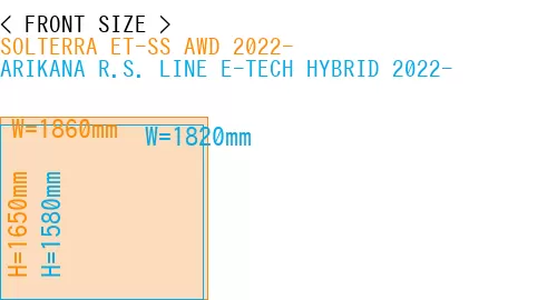 #SOLTERRA ET-SS AWD 2022- + ARIKANA R.S. LINE E-TECH HYBRID 2022-